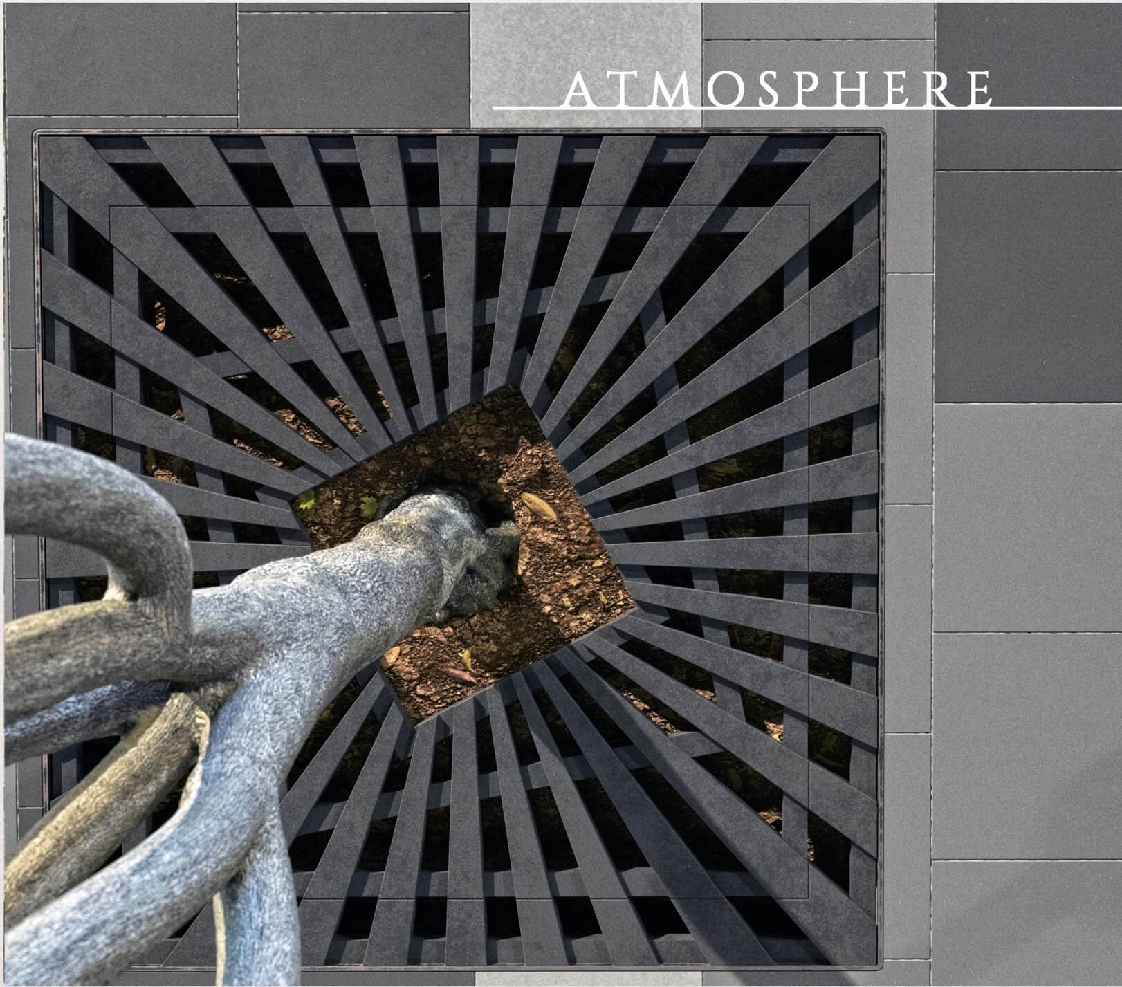 Приствольная решетка для дерева ZKING ATMOSPHERE 1.2х1.2м Черная в Саяногорске фото