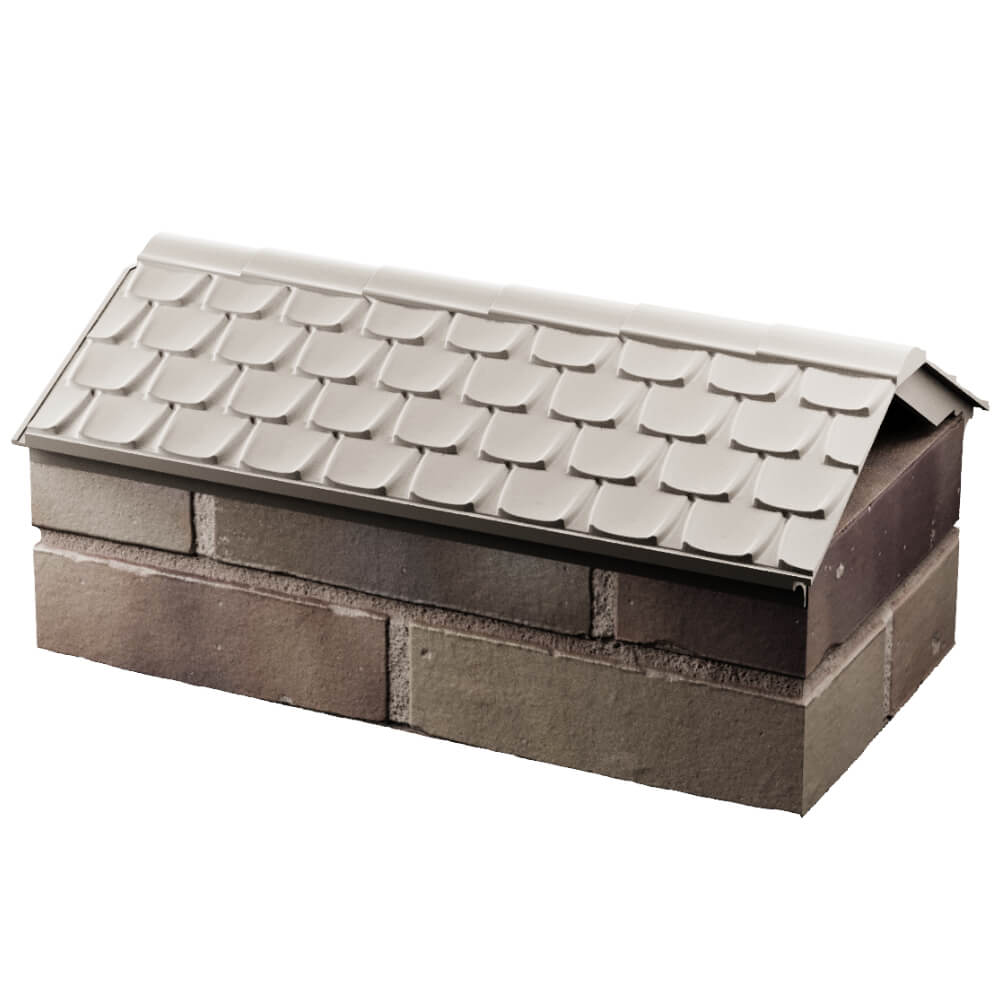 Парапет Zking Эльбрус Бежевый с посадкой на 1 кирпич (255мм) в Саяногорске фото