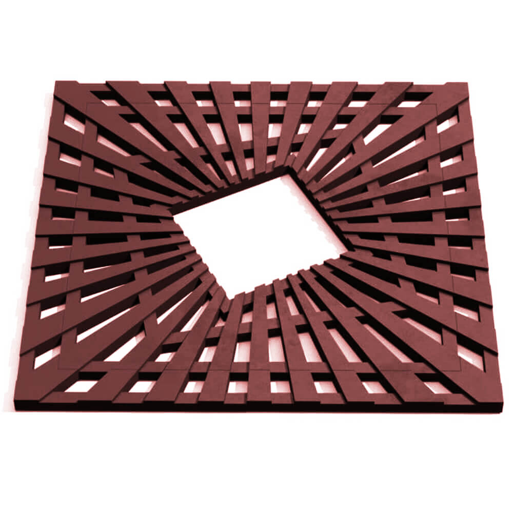 Приствольная решетка для дерева ZKING ATMOSPHERE 1.2х1.2м Коричневая Саяногорск фото