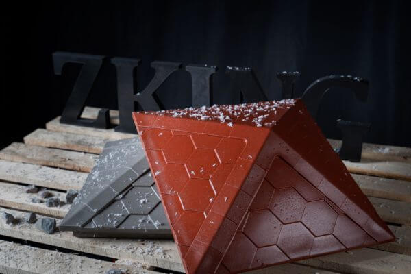 Колпак Zking Эверест Красный на столб 1.5х1.5 кирпича (390х390мм) в Саяногорске фото