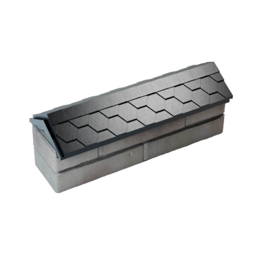 Парапет Zking Эверест Черный с посадкой на 0.5 кирпича (130мм) в Саяногорске фото