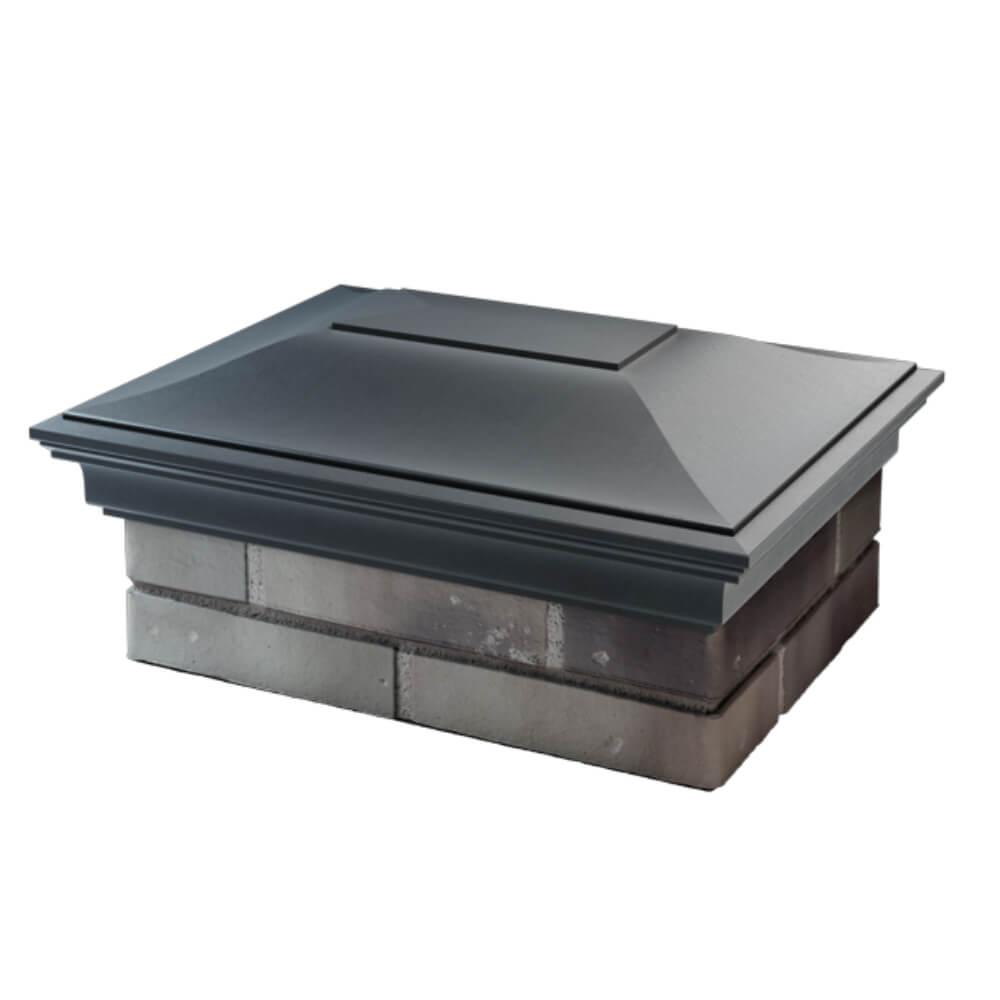 Колпак Zking Монблан Серый на столб 2х1.5 кирпича (515х385мм) в Саяногорске фото