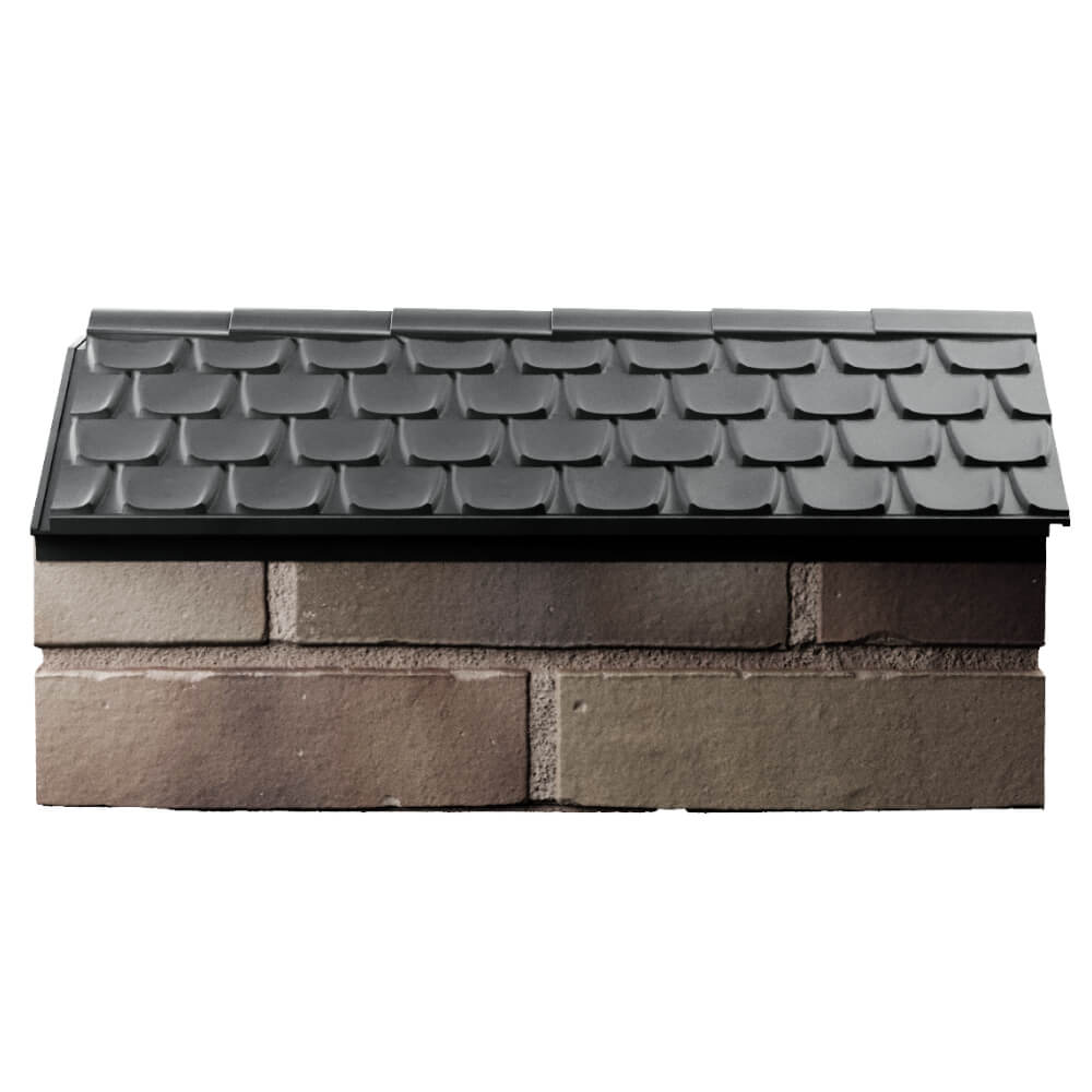 Парапет Zking Эльбрус Серый с посадкой на 1 кирпич (255мм) в Саяногорске фото