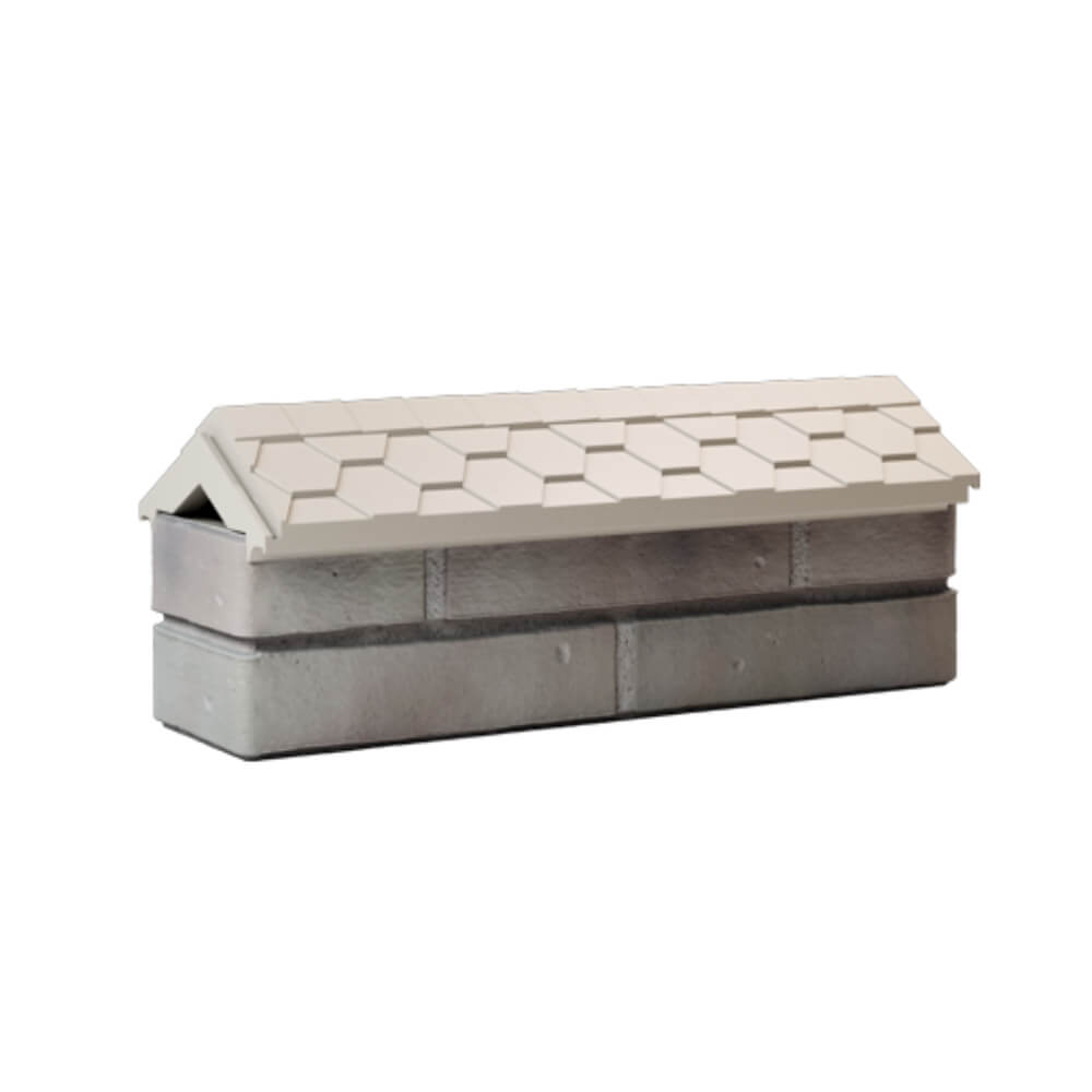 Парапет Zking Эверест Бежевый с посадкой на 0.5 кирпича (130мм) Саяногорск фото