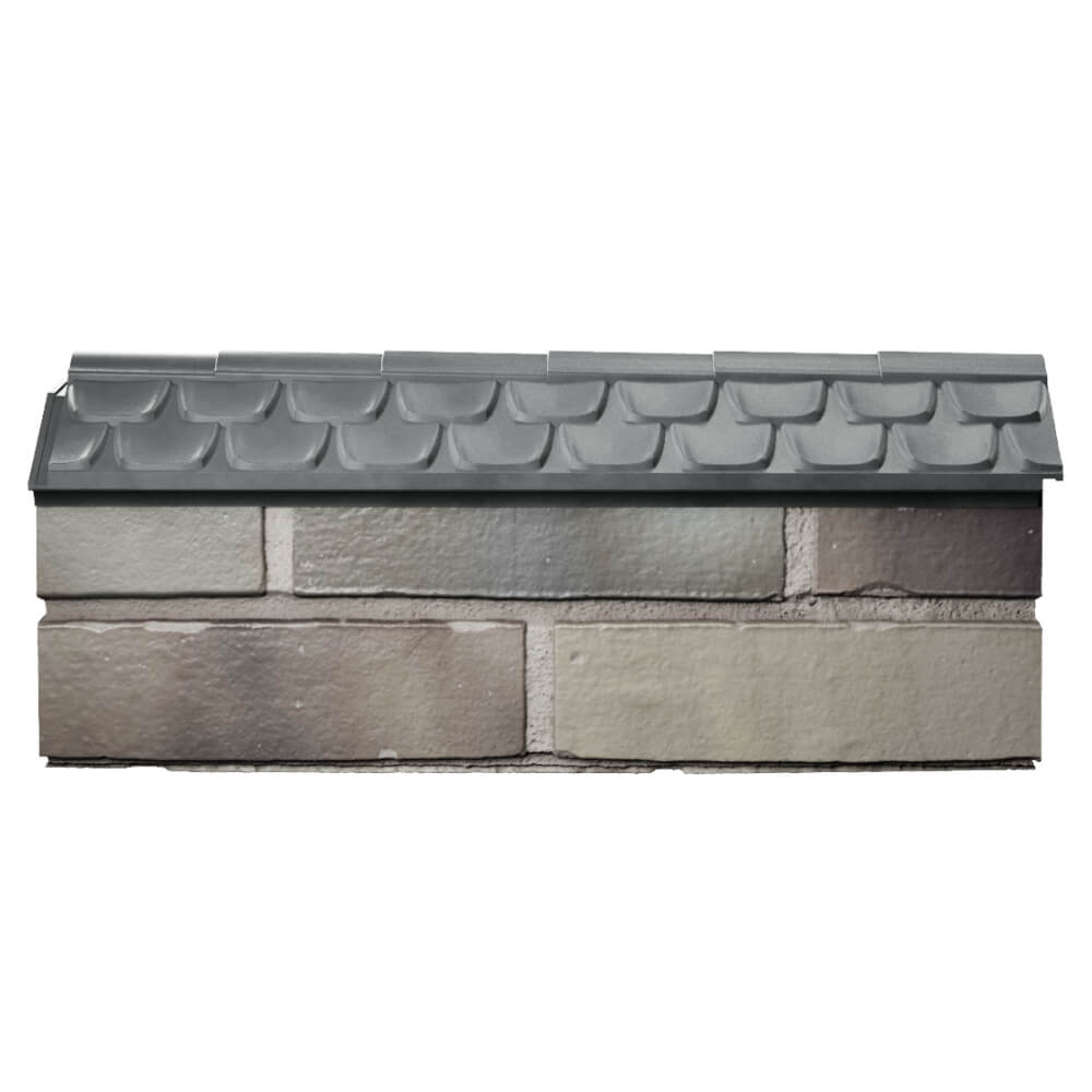 Парапет Zking Эльбрус Серый с посадкой на 0.5 кирпича (130мм) в Саяногорске фото