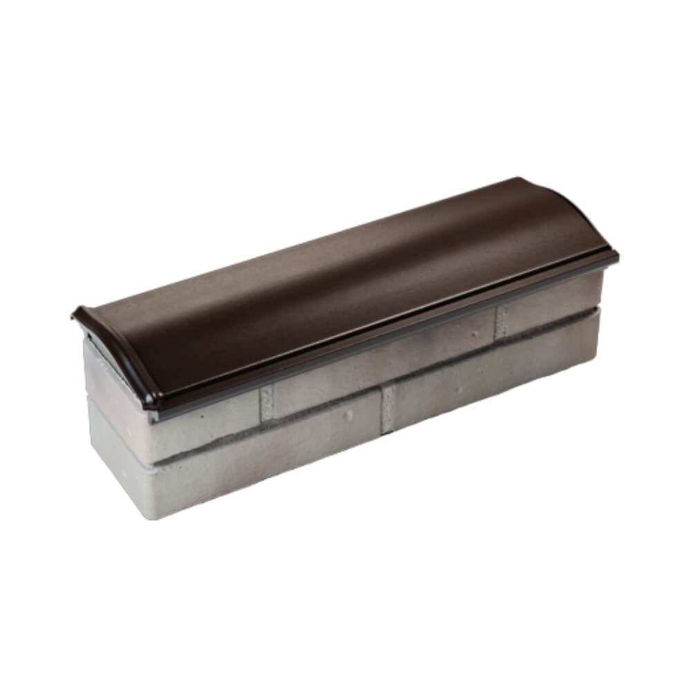 Парапет Zking Монблан Коричневый посадка на 0.5 кирпича (130мм) в Саяногорске фото