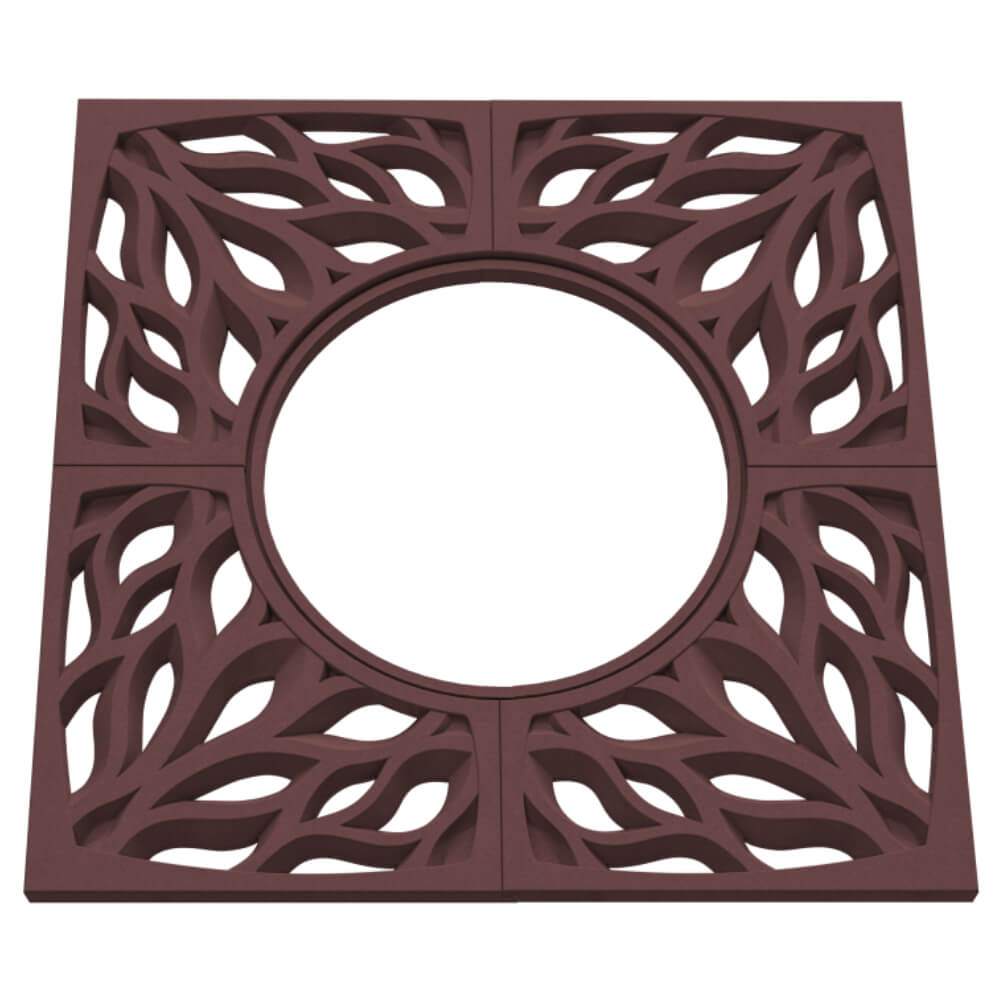 Приствольная решетка для дерева ZKING CRUST 1.2х1.2м Коричневая в Саяногорске фото