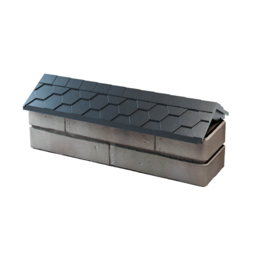 Парапет Zking Эверест Серый с посадкой на 0.5 кирпича (130мм) в Саяногорске фото