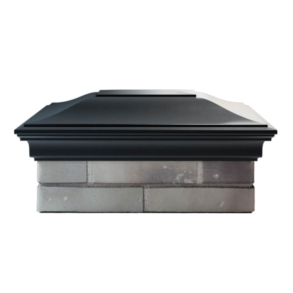 Колпак Zking Монблан Черный на столб 2х1.5 кирпича (515х385мм) в Саяногорске фото