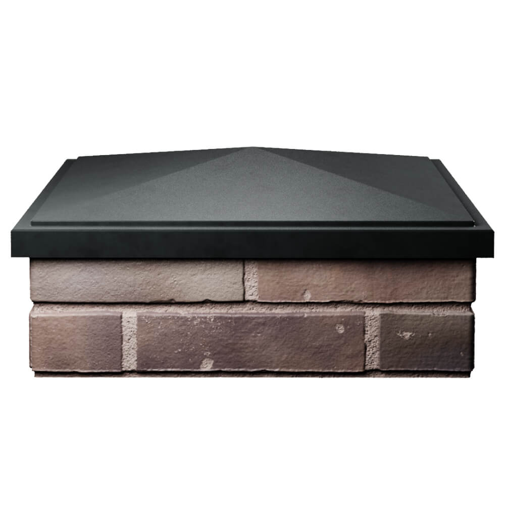 Колпак Zking БонаМоно Черный на столб 2х2 кирпича (515х515, 530х530мм) Саяногорск фото