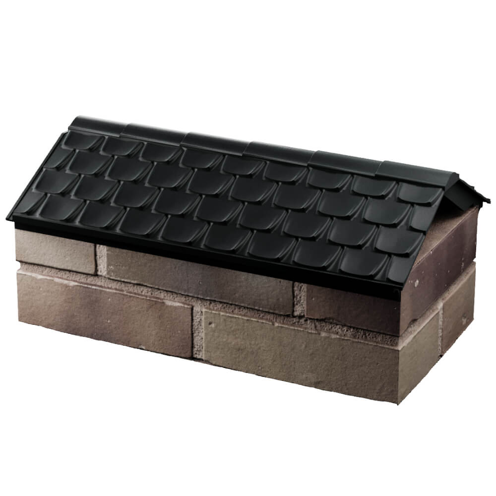 Парапет Zking Эльбрус Черный с посадкой на 1 кирпич (255мм) в Саяногорске фото