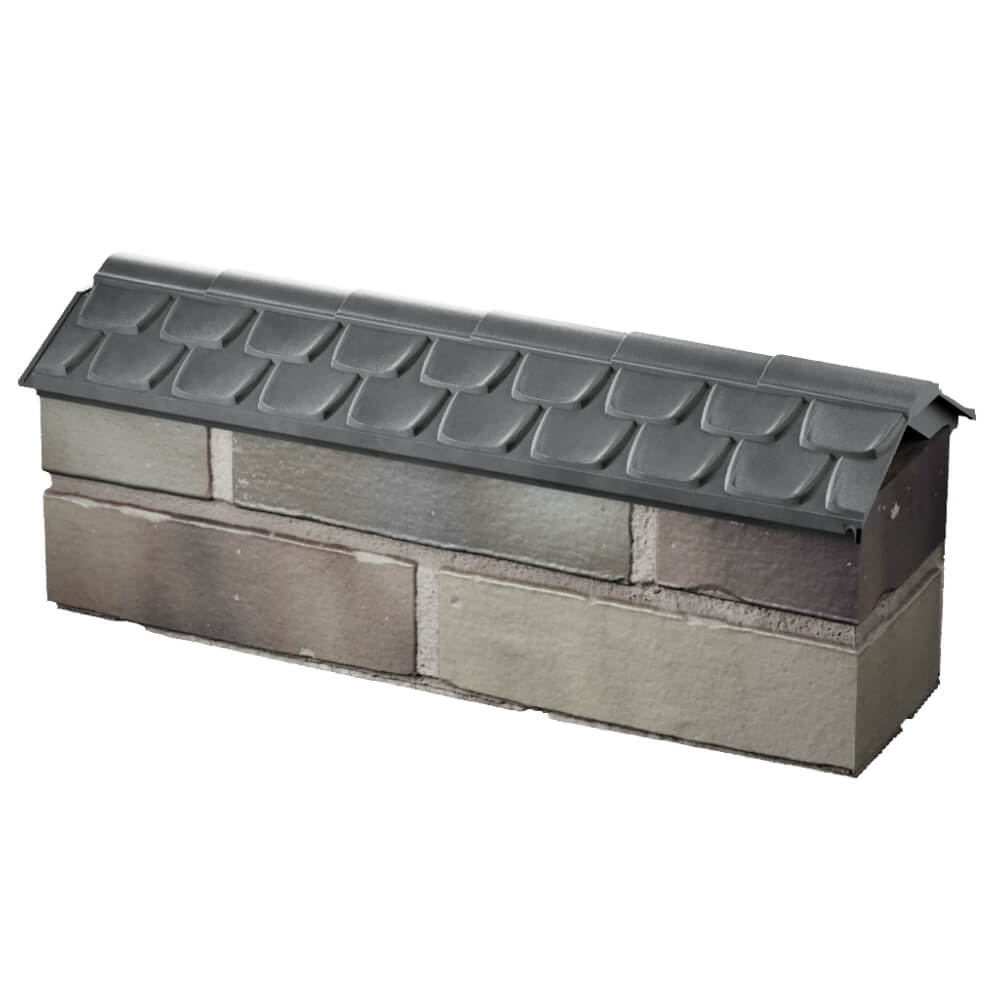 Парапет Zking Эльбрус Серый с посадкой на 0.5 кирпича (130мм) в Саяногорске фото