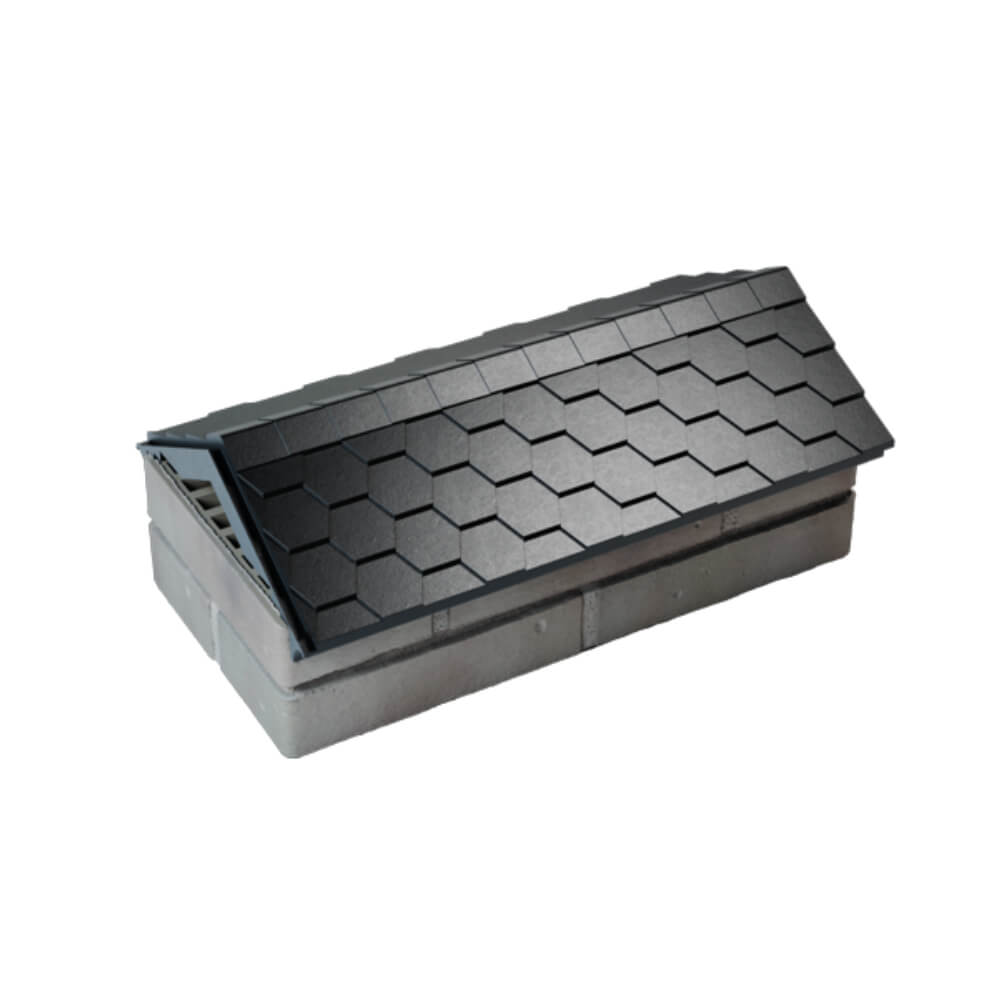 Парапет Zking Эверест Черный с посадкой на 1 кирпич (200/225/255мм) в Саяногорске фото