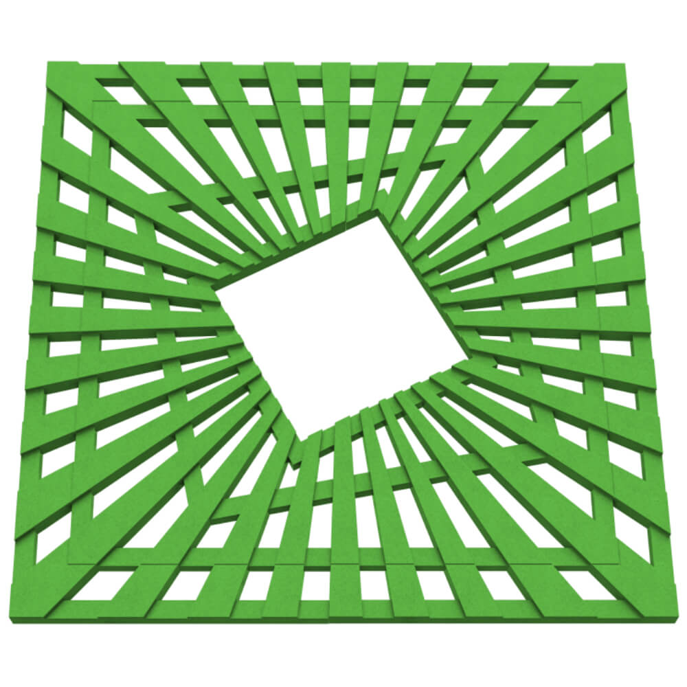 Приствольная решетка для дерева ZKING ATMOSPHERE 1.2х1.2м Зеленая в Саяногорске фото