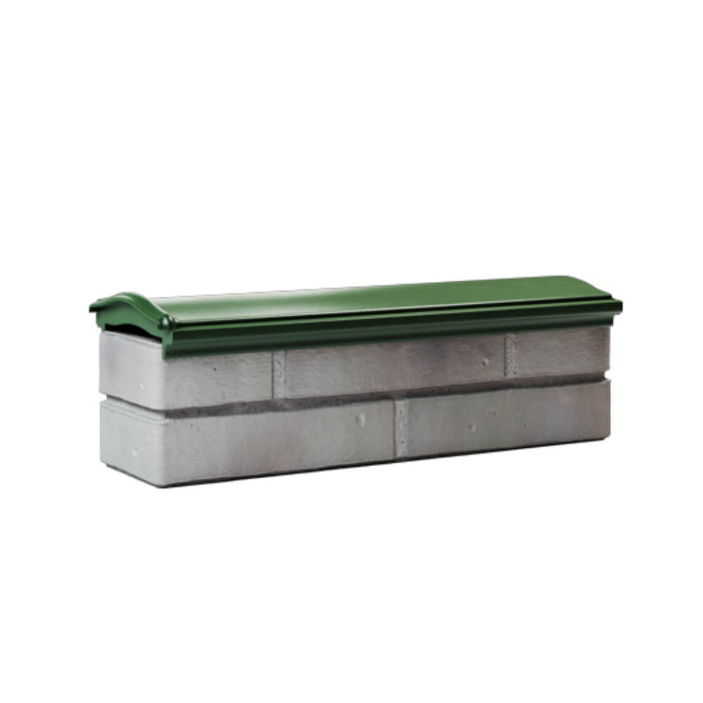 Парапет Zking Монблан Зеленый посадка на 0.5 кирпича (130мм) Саяногорск фото