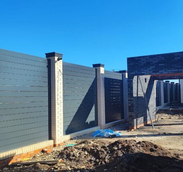 Колпак Zking Бона ХайТек Серый на столб 1.5х1.5 кирпича (385х385мм) в Саяногорске фото