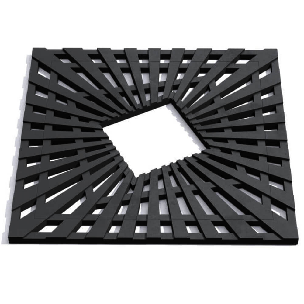 Приствольная решетка для дерева ZKING ATMOSPHERE 1.2х1.2м Черная Саяногорск фото