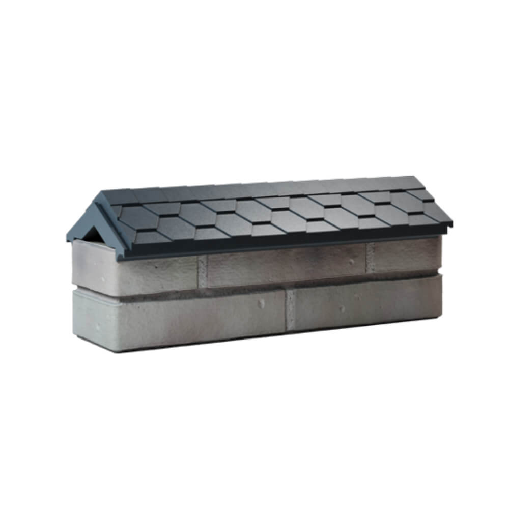 Парапет Zking Эверест Серый с посадкой на 0.5 кирпича (130мм) Саяногорск фото