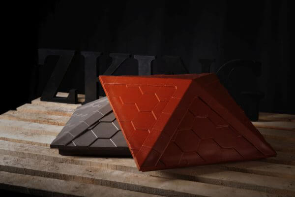 Колпак Zking Эверест Красный на столб 1.5х1.5 кирпича (390х390мм) в Саяногорске фото