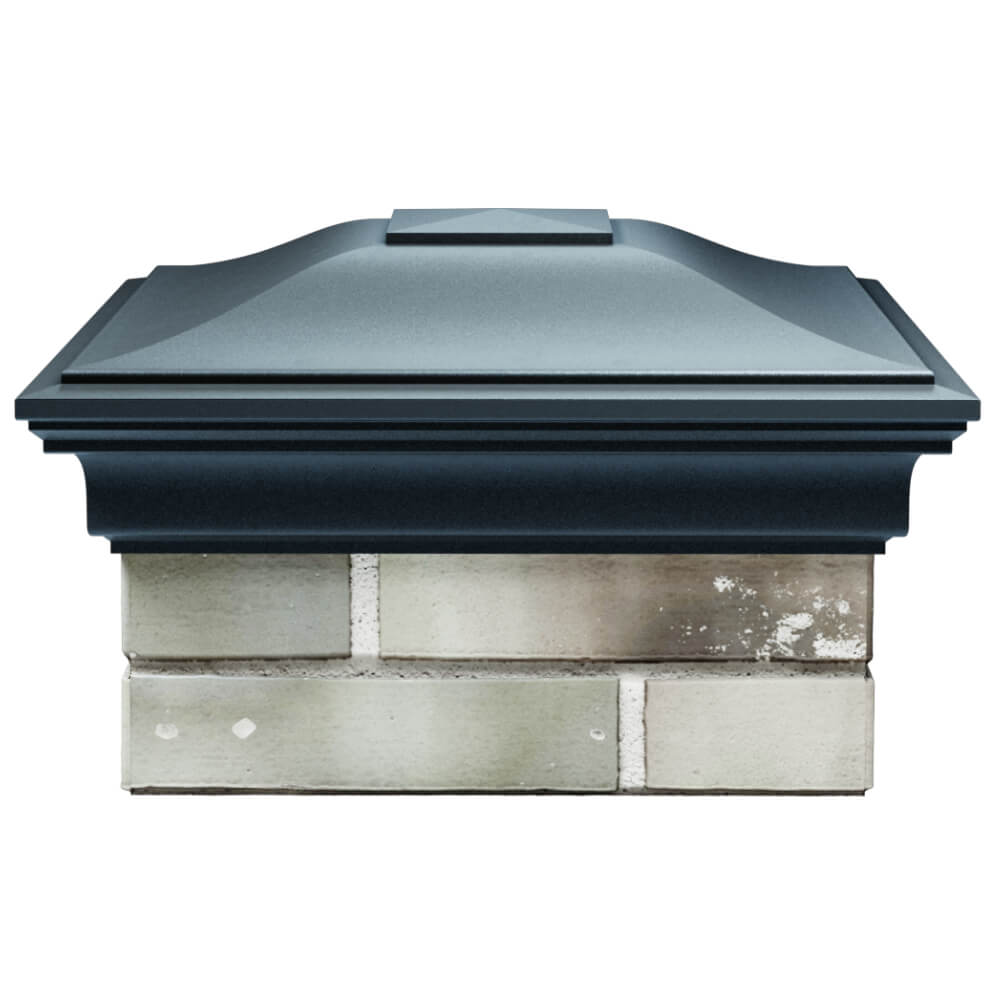 Колпак Zking Монблан Серый на столб 1.5х1.5 кирпича (385х385мм) Саяногорск фото