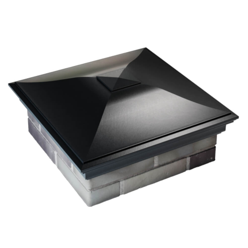 Колпак Zking Монблан Черный на столб 2х2 кирпича (515х515мм) Саяногорск фото