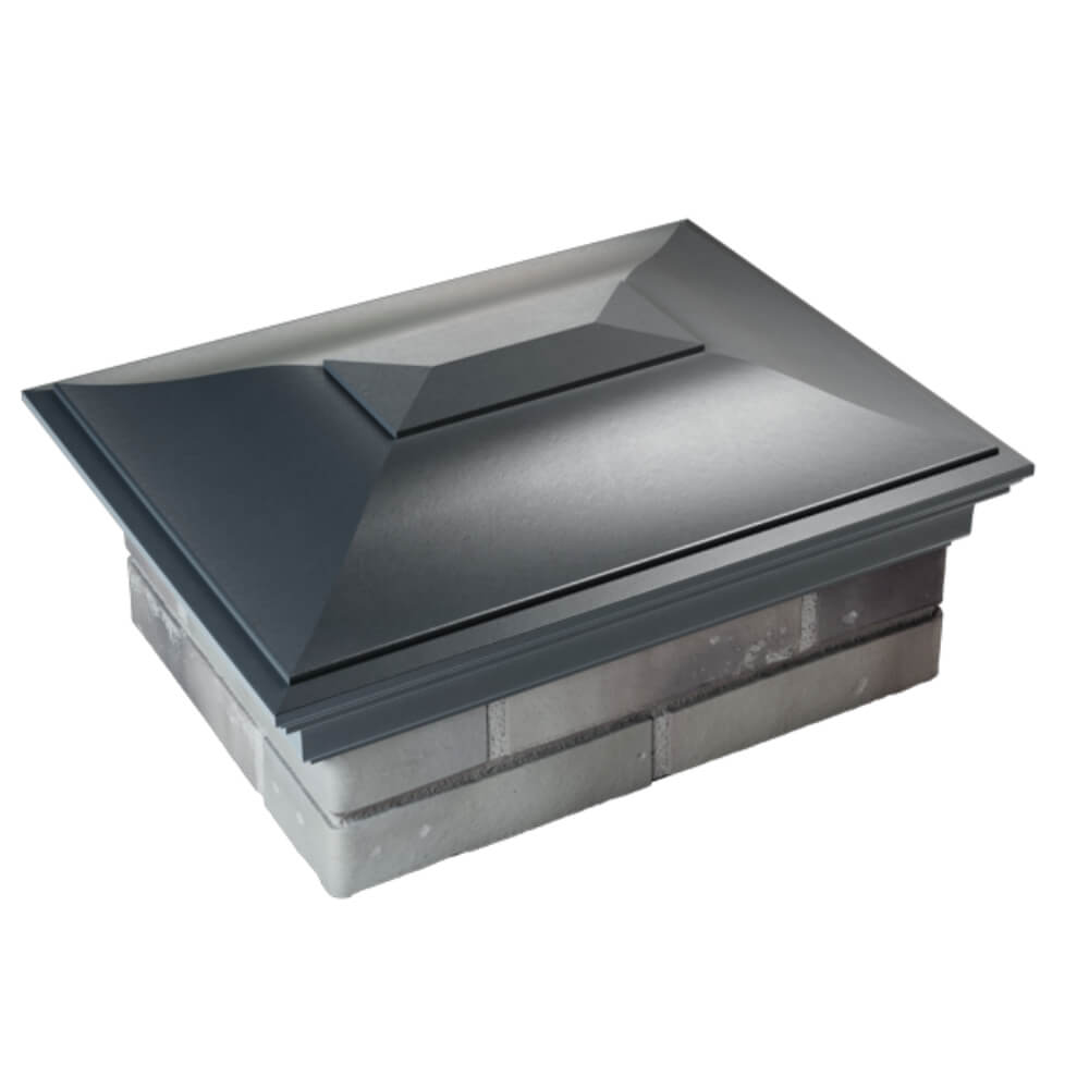 Колпак Zking Монблан Серый на столб 2х1.5 кирпича (515х385мм) Саяногорск фото