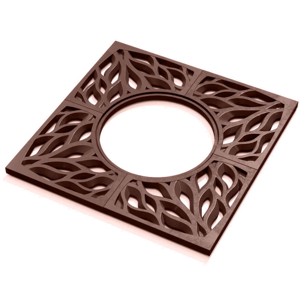 Приствольная решетка для дерева ZKING CRUST 1.2х1.2м Коричневая в Саяногорске фото