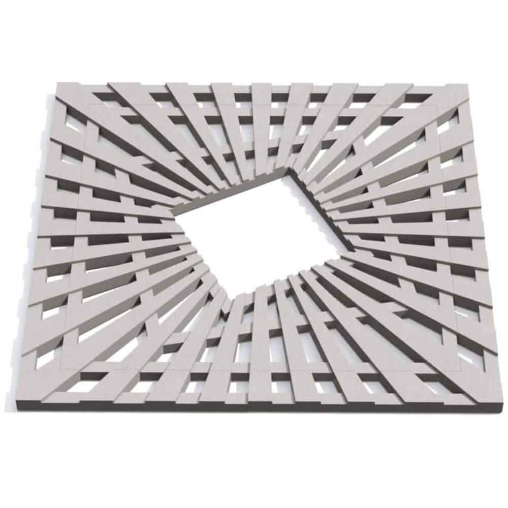 Приствольная решетка для дерева ZKING ATMOSPHERE 1.2х1.2м Бежевая Саяногорск фото