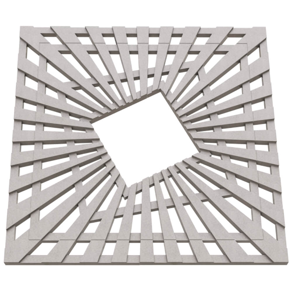 Приствольная решетка для дерева ZKING ATMOSPHERE 1.2х1.2м Бежевая в Саяногорске фото