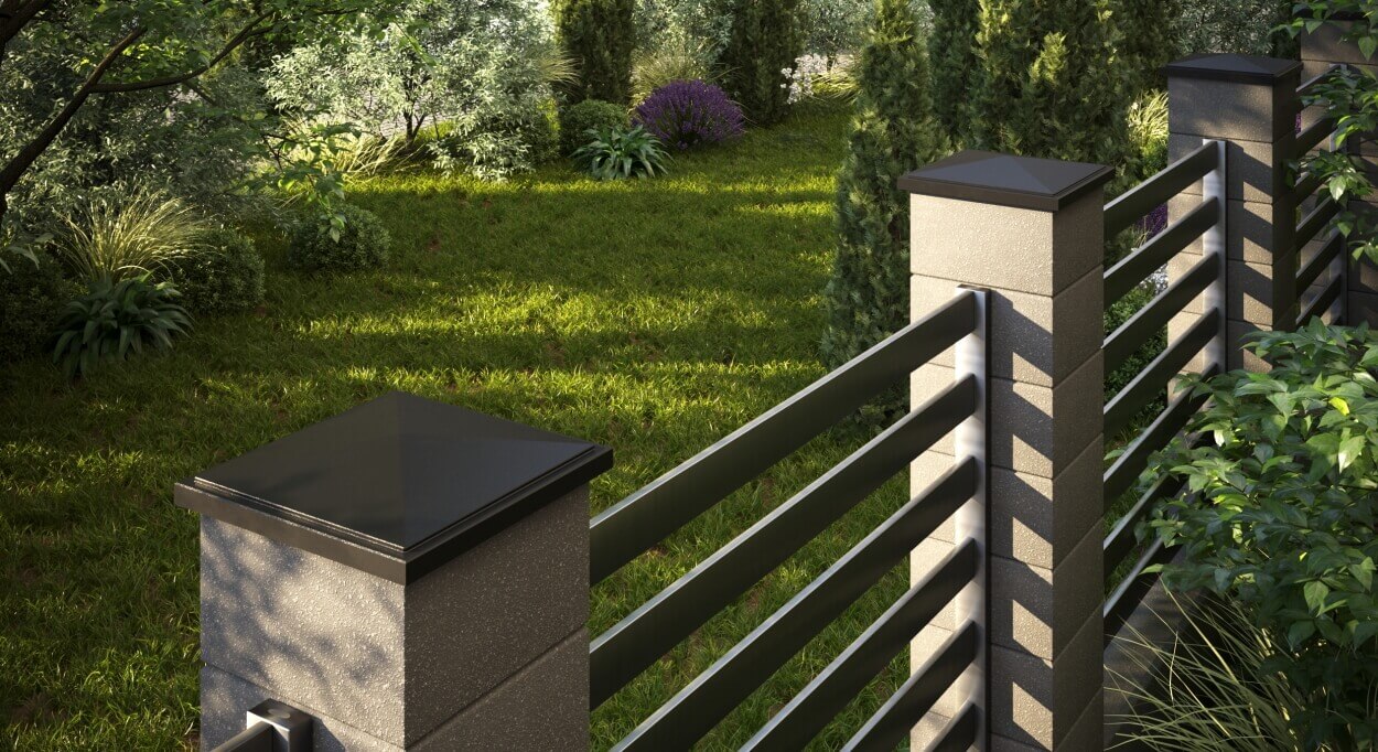 Колпак Zking БонаМоно Коричневый на столб 1.5х1.5 кирпича (385х385, 400х400мм) в Саяногорске фото