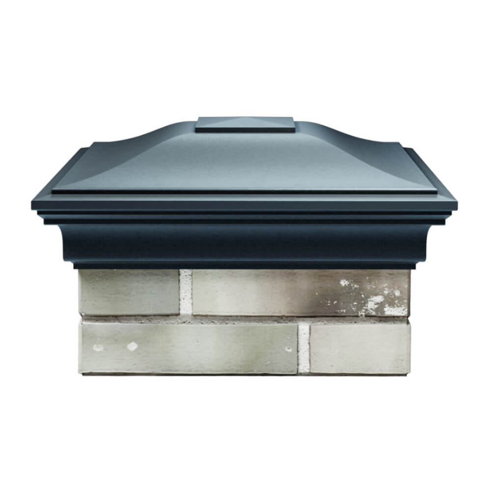 Колпак Zking Монблан Серый на столб 1.5х1.5 еврокирпича 0.7НФ (355х355мм) Саяногорск фото