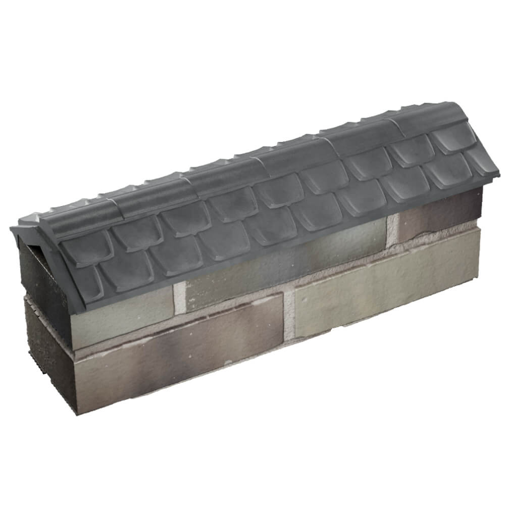 Парапет Zking Эльбрус Серый с посадкой на 0.5 кирпича (130мм) в Саяногорске фото