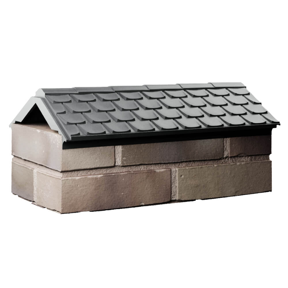 Парапет Zking Эльбрус Серый с посадкой на 1 кирпич (255мм) Саяногорск фото