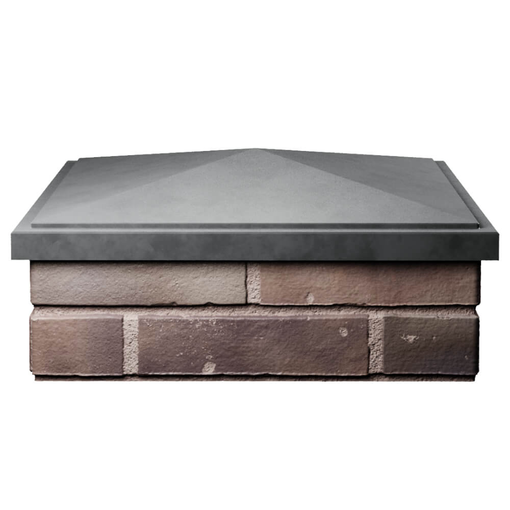 Колпак Zking БонаМоно Серый на столб 2х2 кирпича (515х515, 530х530мм) Саяногорск фото