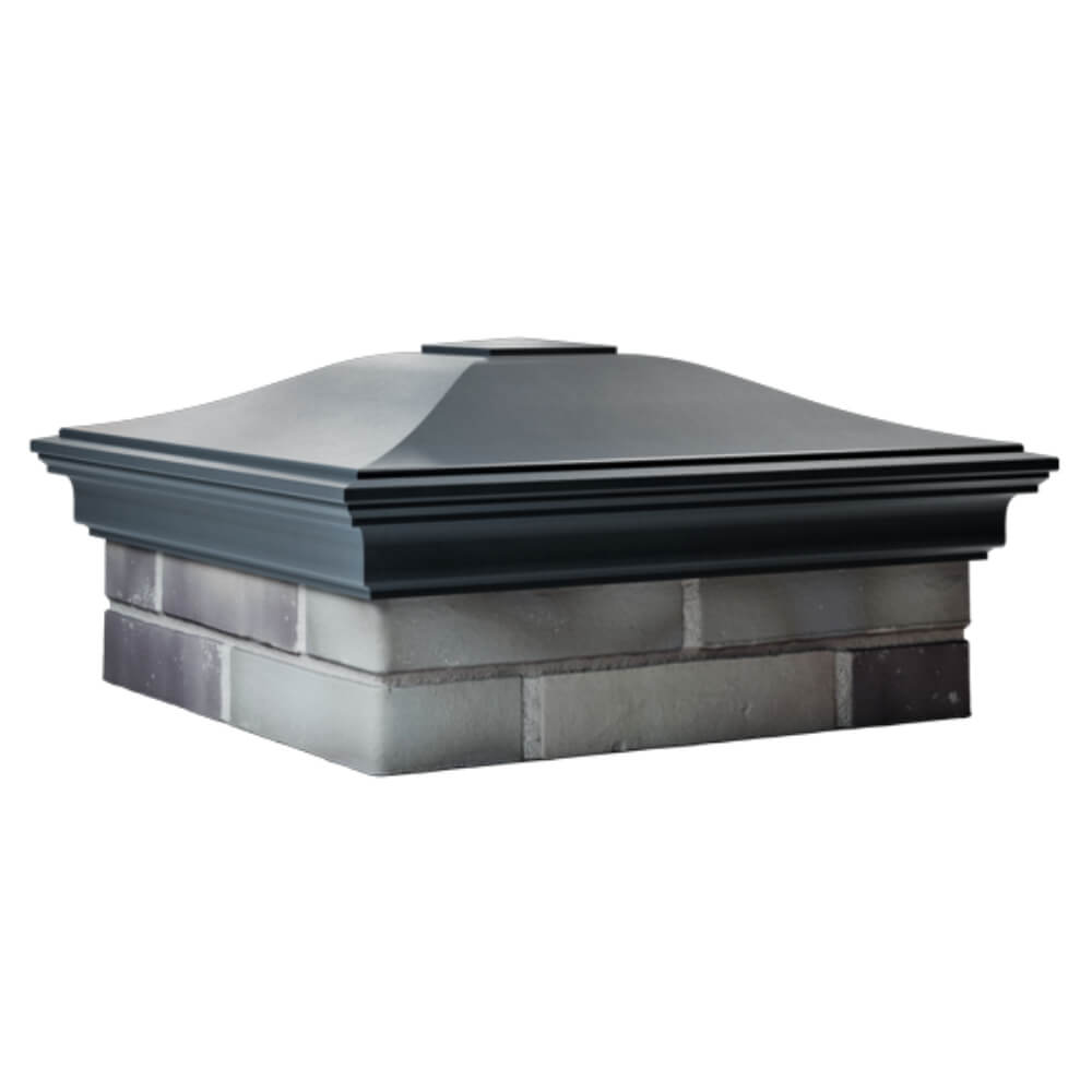 Колпак Zking Монблан Серый на столб 2х2 кирпича (515х515мм) в Саяногорске фото