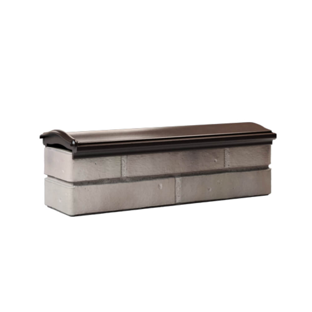 Парапет Zking Монблан Коричневый посадка на 0.5 кирпича (130мм) Саяногорск фото