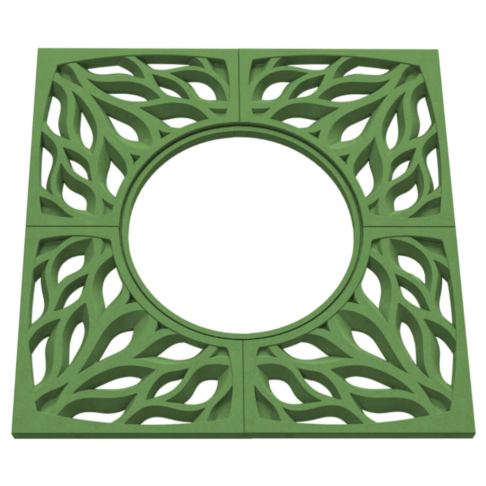 Приствольная решетка для дерева ZKING CRUST 1.2х1.2м Зеленая в Саяногорске фото