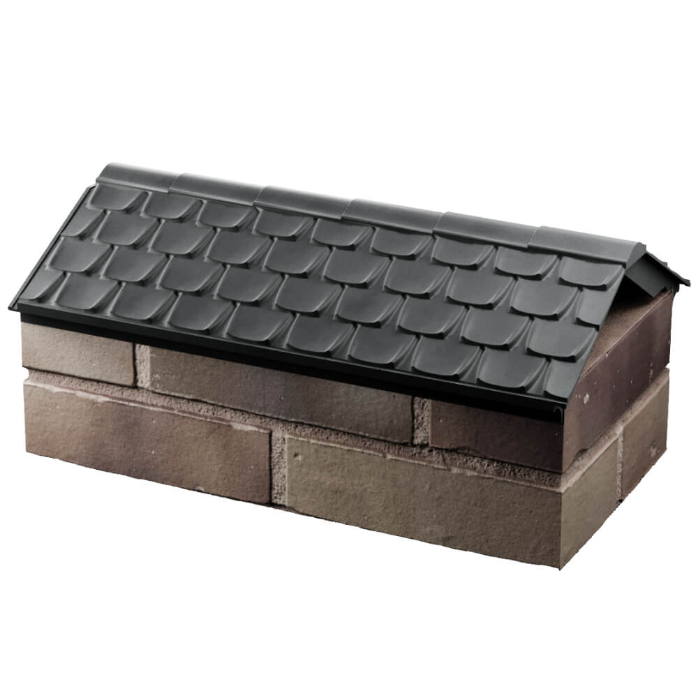 Парапет Zking Эльбрус Серый с посадкой на 1 кирпич (255мм) в Саяногорске фото