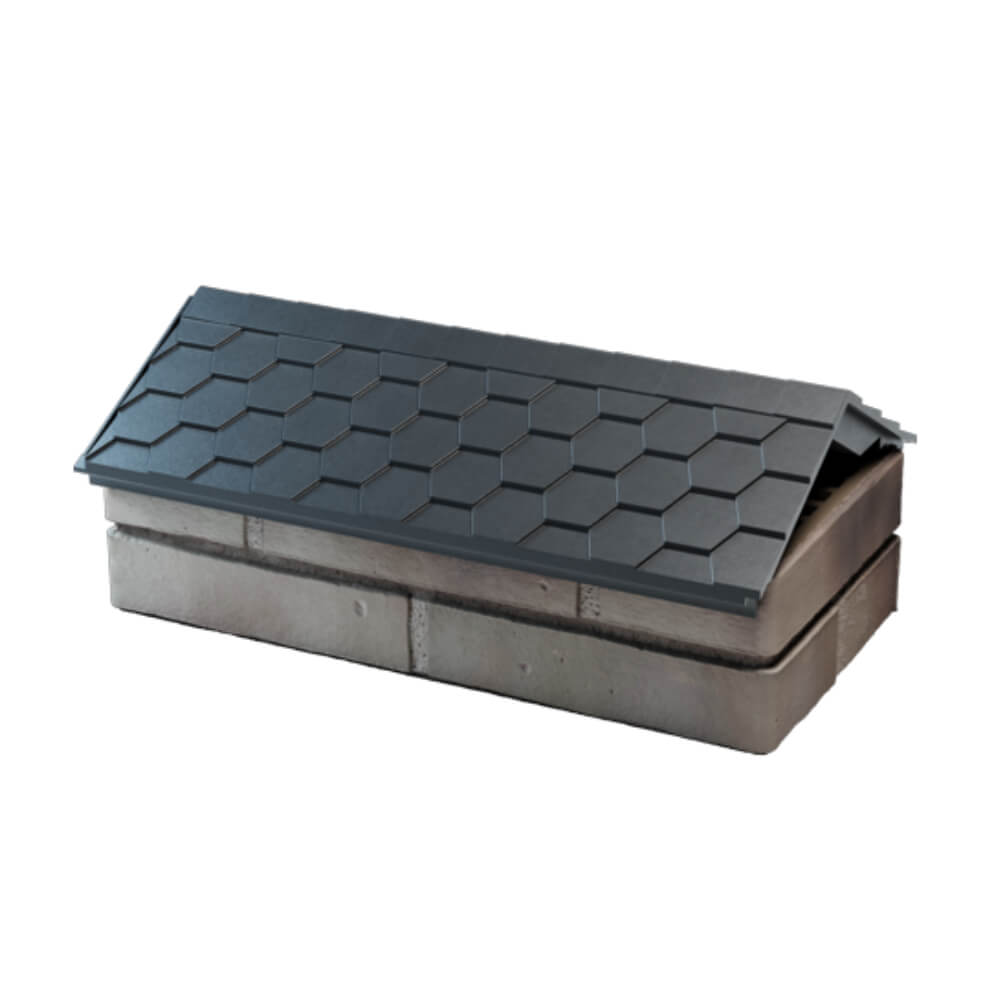 Парапет Zking Эверест Серый с посадкой на 1 кирпич (200/225/255мм) в Саяногорске фото