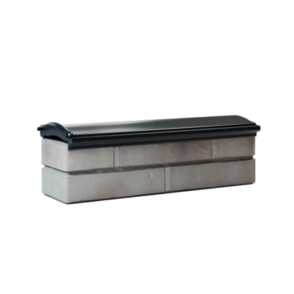 Парапет Zking Монблан Черный посадка на 0.5 кирпича (130мм) Саяногорск фото