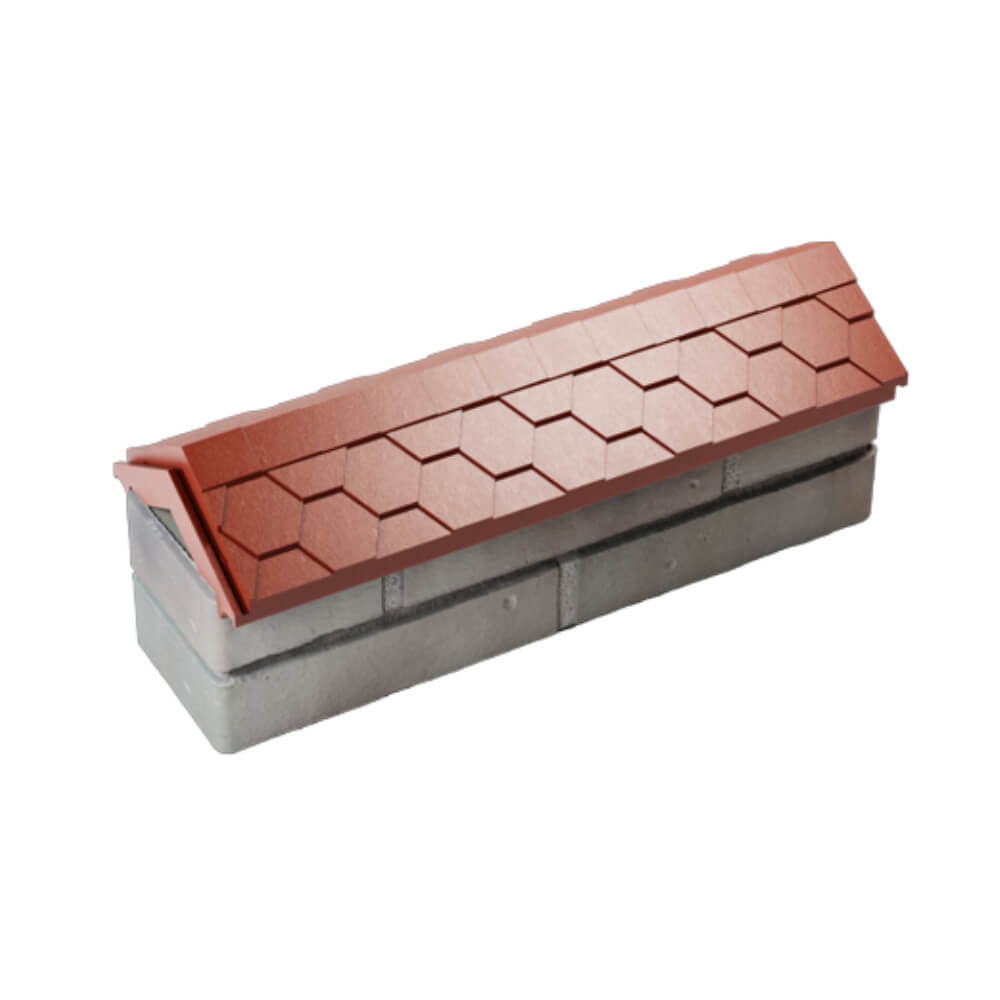 Парапет Zking Эверест Красный с посадкой на 0.5 кирпича (130мм) в Саяногорске фото