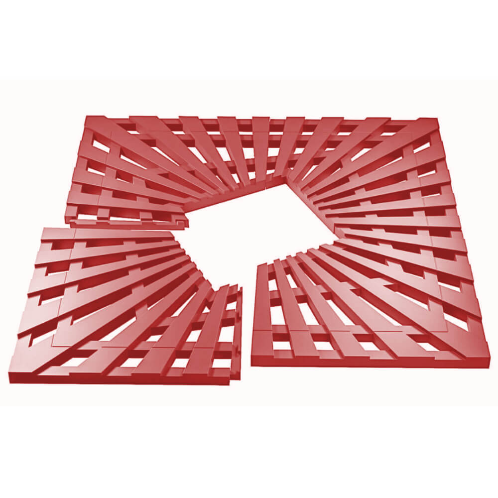 Приствольная решетка для дерева ZKING ATMOSPHERE 1.2х1.2м Красная в Саяногорске фото