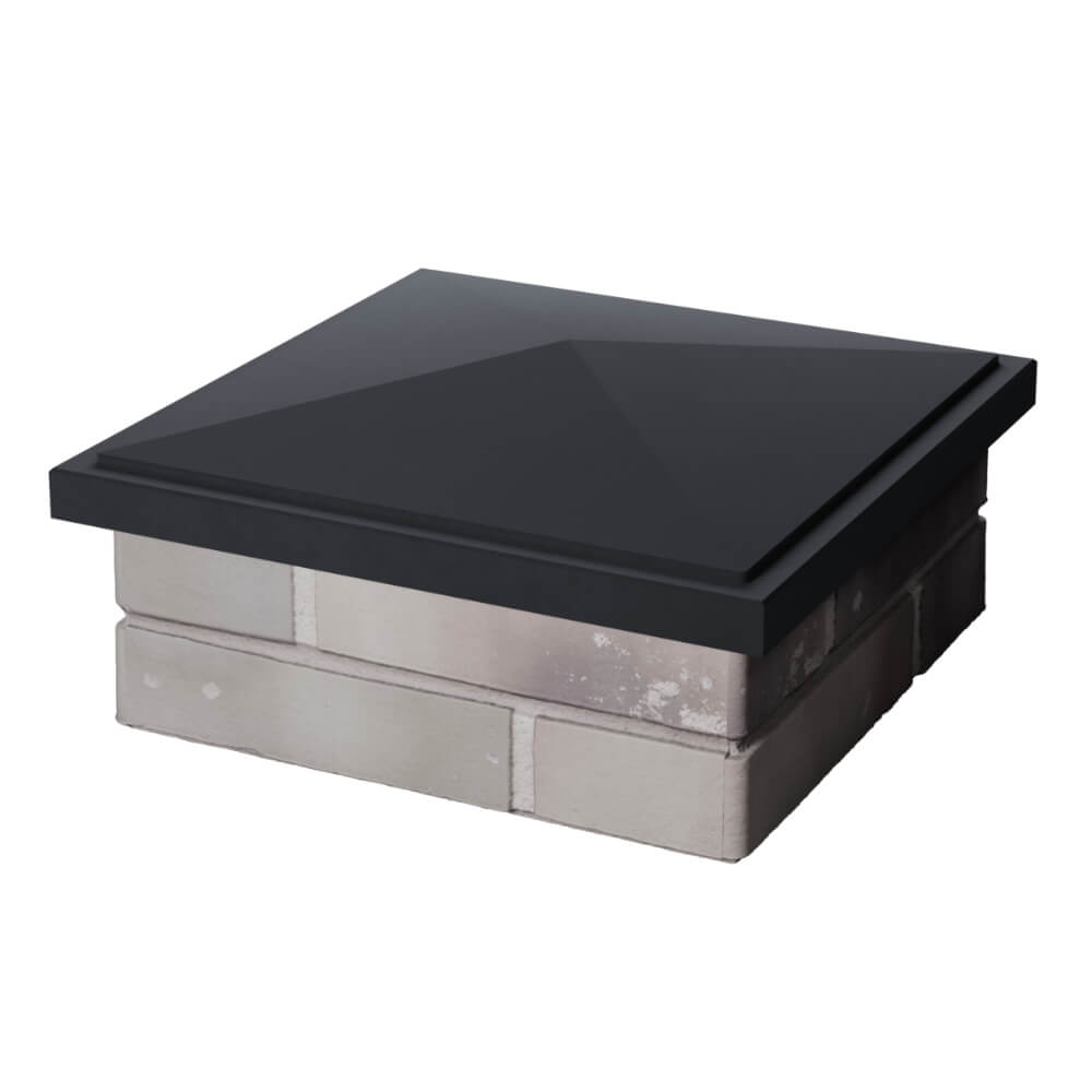 Колпак Zking БонаМоно Серый на столб 1.5х1.5 кирпича (385х385, 400х400мм) в Саяногорске фото