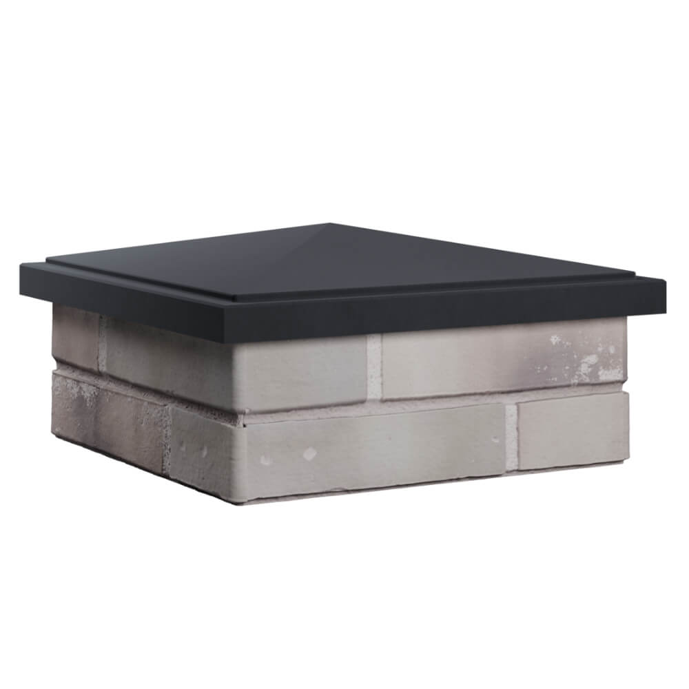 Колпак Zking БонаМоно Серый на столб 1.5х1.5 кирпича (385х385, 400х400мм) в Саяногорске фото