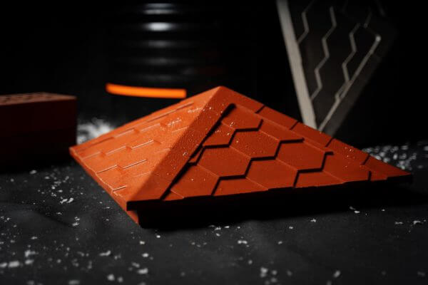 Колпак Zking Эверест Красный на столб 1.5х1.5 кирпича (390х390мм) в Саяногорске фото