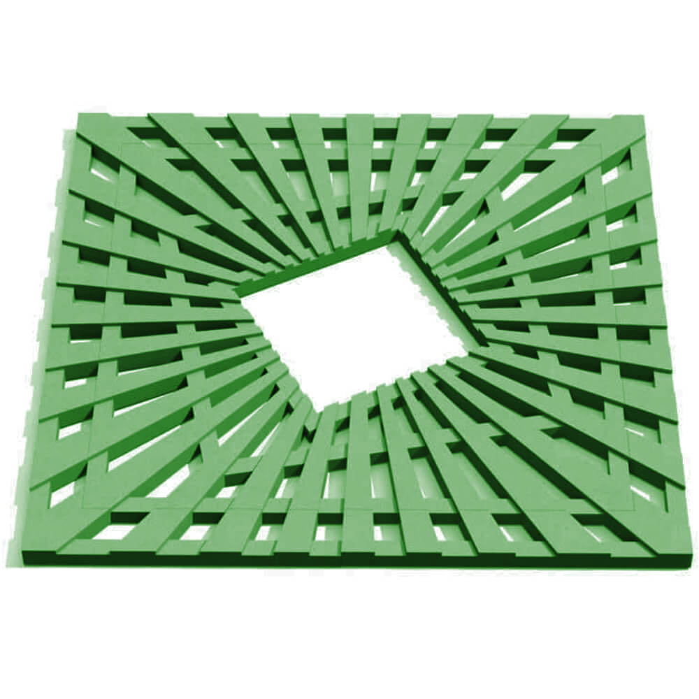 Приствольная решетка для дерева ZKING ATMOSPHERE 1.2х1.2м Зеленая Саяногорск фото