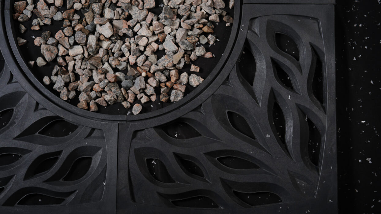 Приствольная решетка для дерева ZKING CRUST 1.2х1.2м Черная в Саяногорске фото